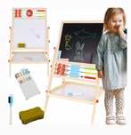 TABLICA MAGNETYCZNA KREDOWA edukacyjna dla dzieci dwustronna stojąca