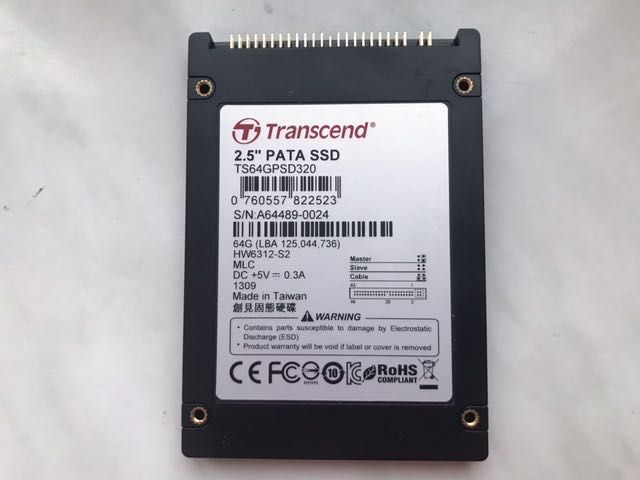 Dysk SSD Transcend 330 64GB 2,5" PATA IDE ATA szpilki igły