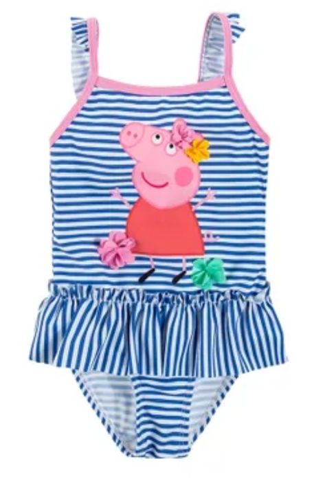 Cool Club, Strój kąpielowy dziewczęcy,  Świnka Peppa 116 cm