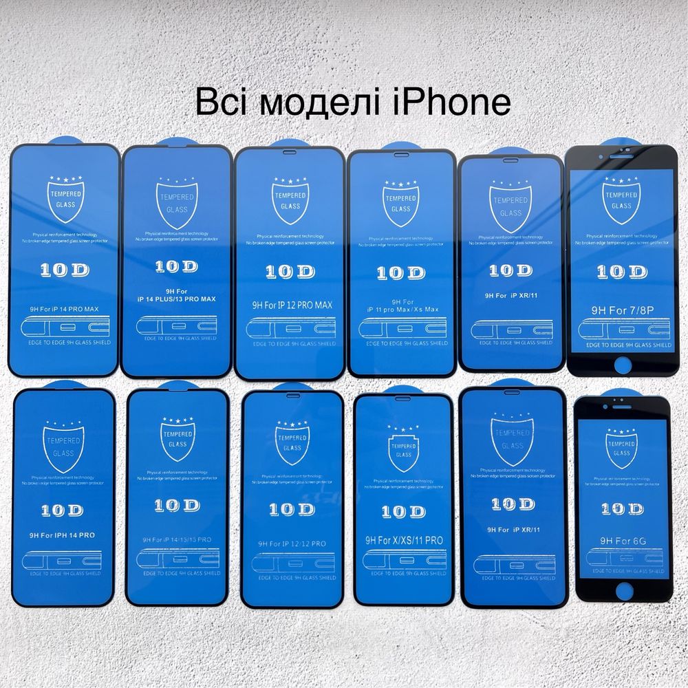 Захисне скло на iPhone 13 Pro Max | Защитное стекло айфон 13 про макс