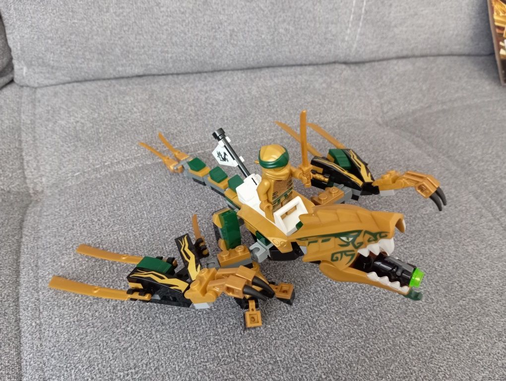 LEGO ninjago 70666 złoty smok Loyd