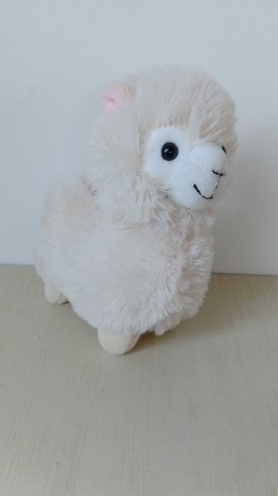 Maskotka, pluszak biała lama
