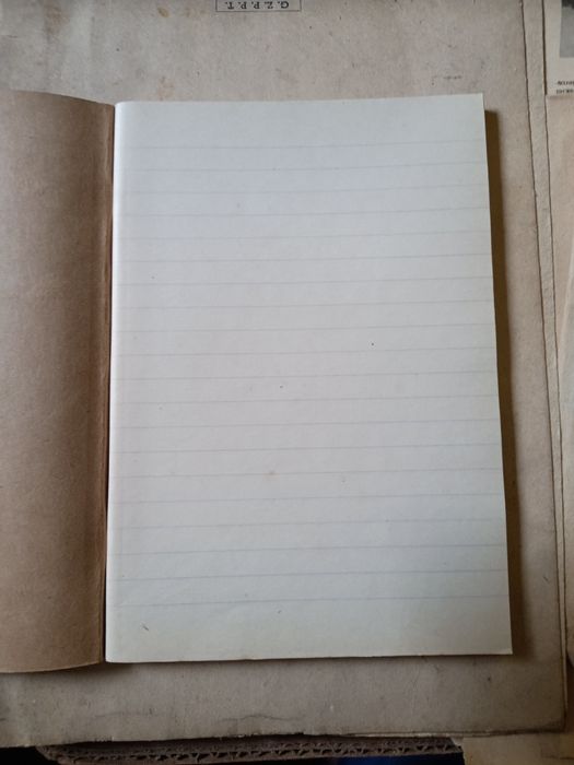 PRL. Stary zeszyt brulion 80 kart lata 70.