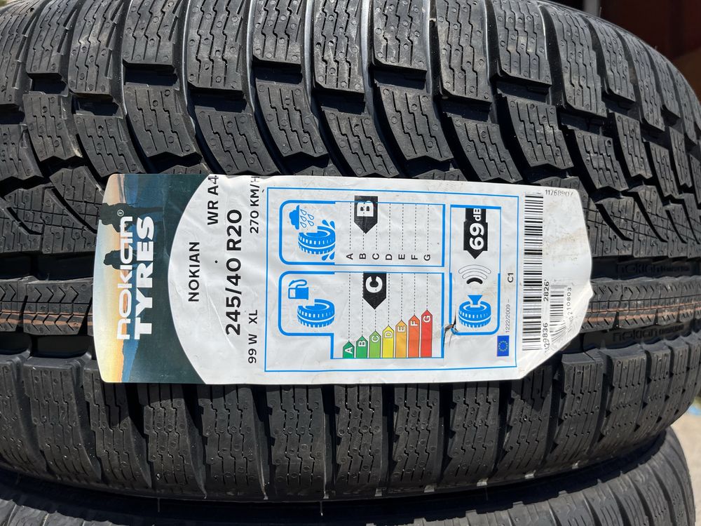 245/40 r20 Nokian WR A4 НОВАЯ Резина зимняя