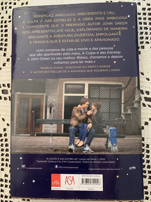 Livro A Culpa e das Estrelas