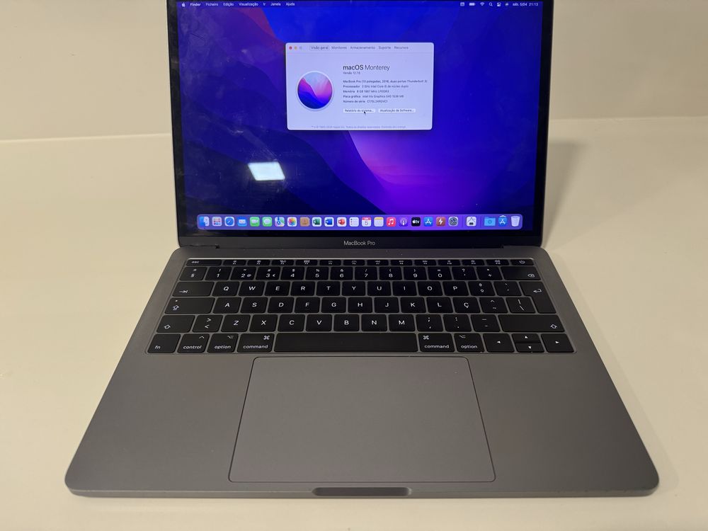 MacBook Pro (13-inch, 2016,Two Thunderbolt 3 ports)