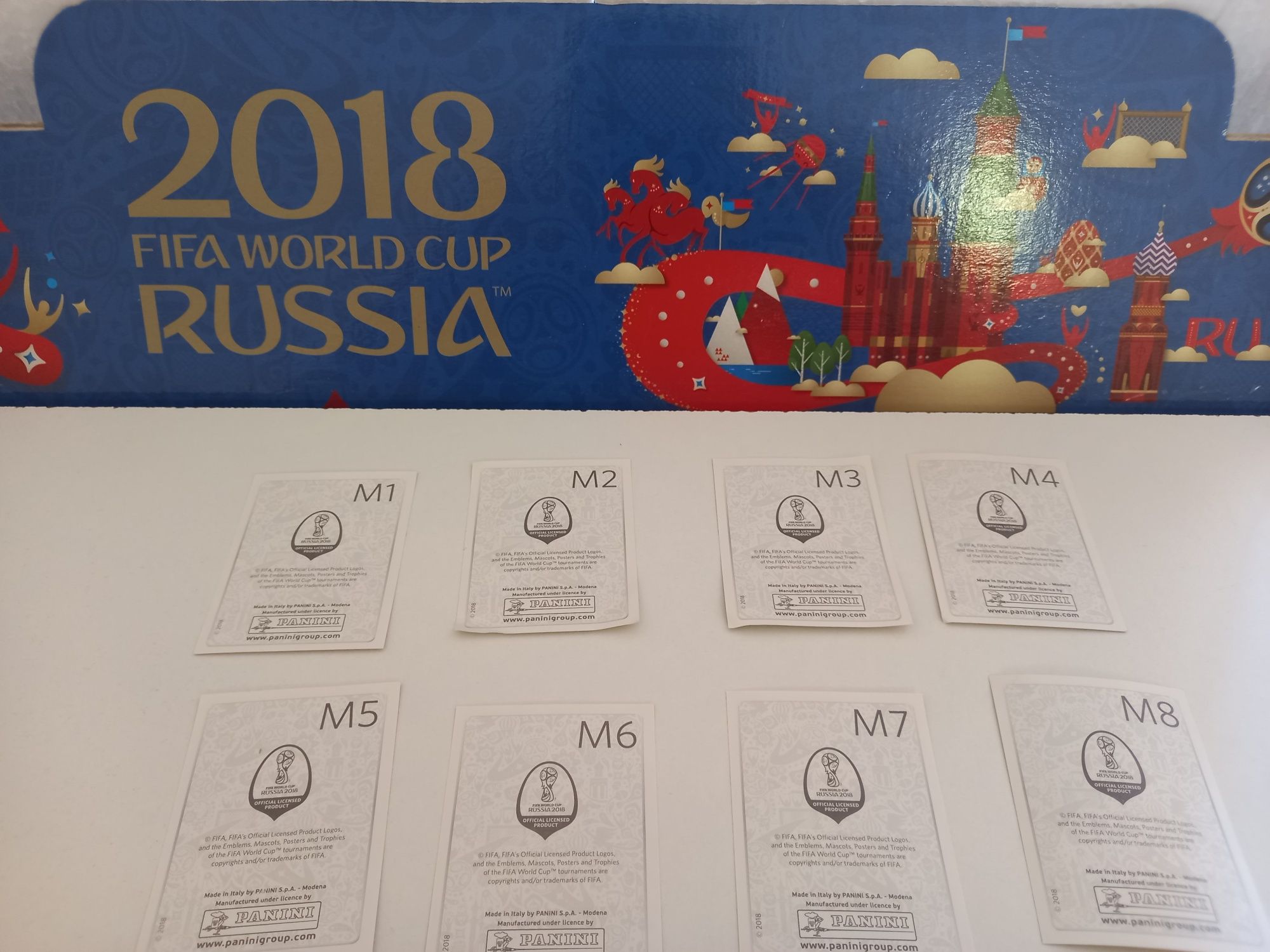 Cromos mcdonalds Mundial 2018