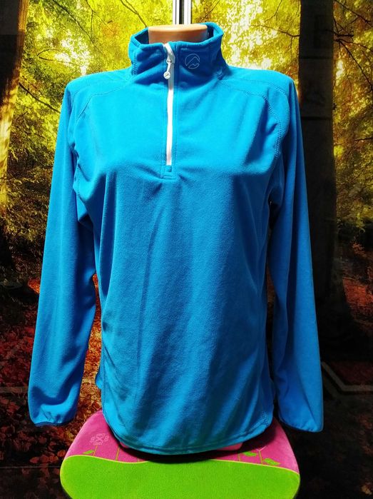 Блакитна,фірмова флісова кофта,водолазка 46 р-Stormberg