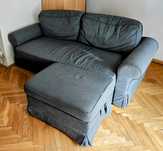 Backabro Ikea Sofa 3-osobowa rozkładana + pufa