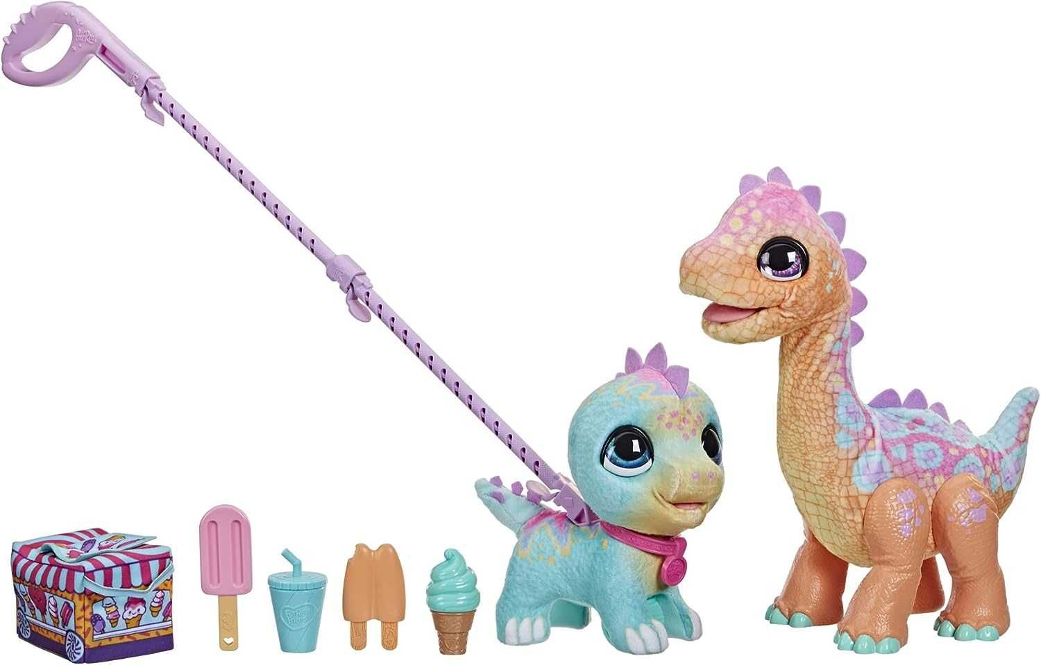 Фурриал два динозавра furReal Sally Ice Cream&Walkalots Dinosaur