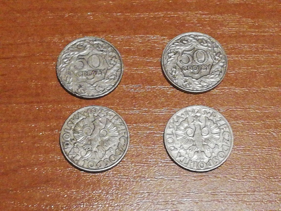 Moneta 50 groszy 1923r(4sztuki)