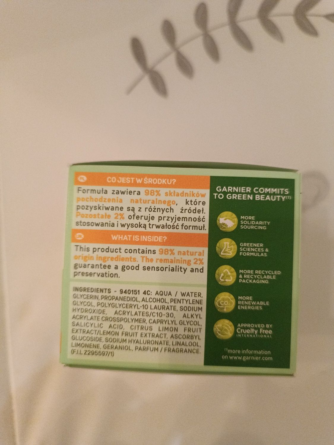 Garnier skin naturals vitamin C żel do twarzy