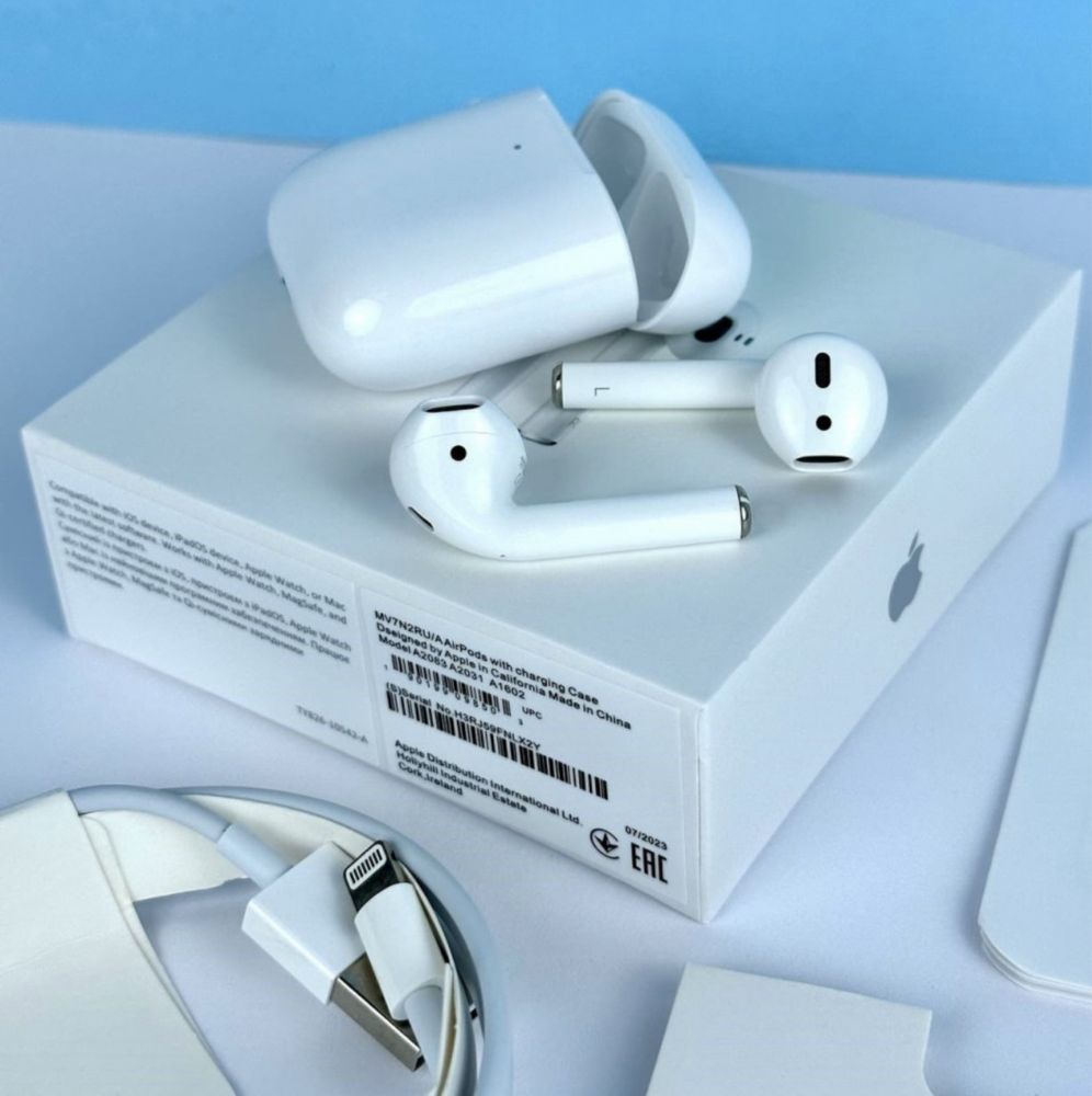 Бездротові навушники Apple AirPods 2 AAA Class Original series 1:1