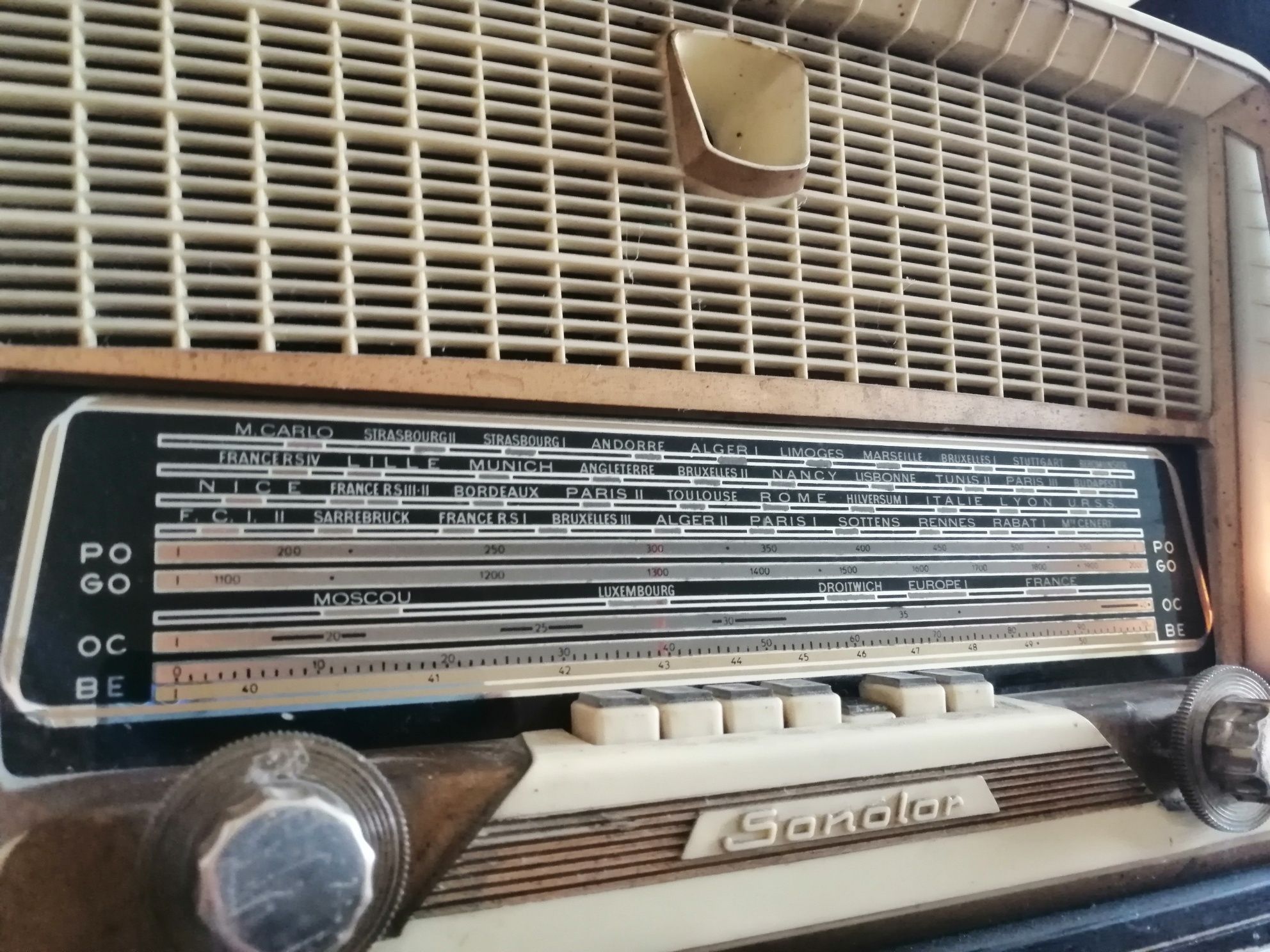Radio francuskie z lat 50 tych. "Sonolar"