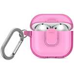 Etui UNIQ Glase Pro do AirPods 4 - różowe