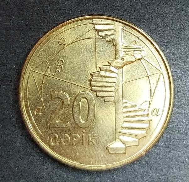 Azerbaijão 20 Qapiks 2006