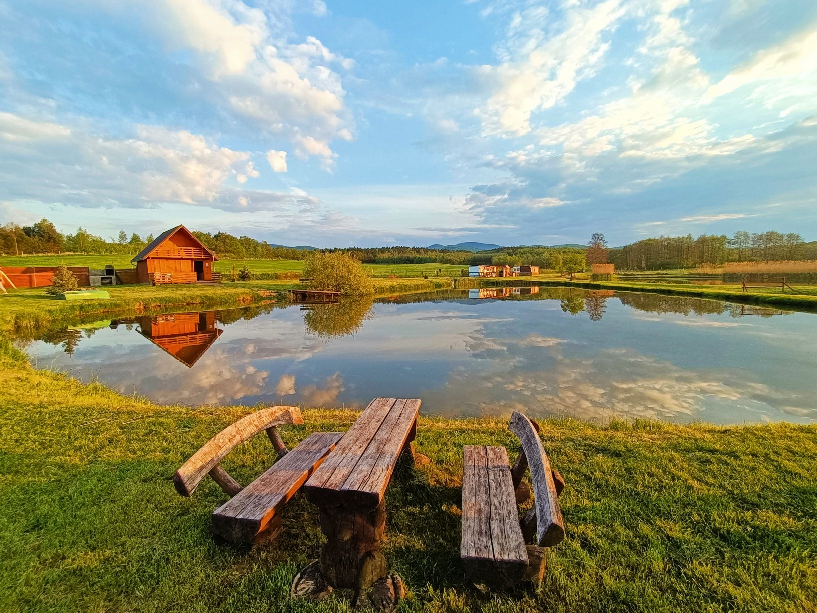 Domek w górach nad stawami darmowe wędkowanie