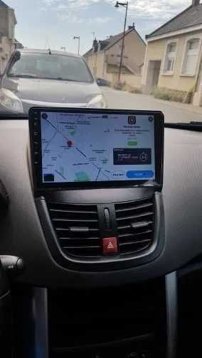 Radio Android 12 Peugeot 207 gps wifi bluetooth PROM