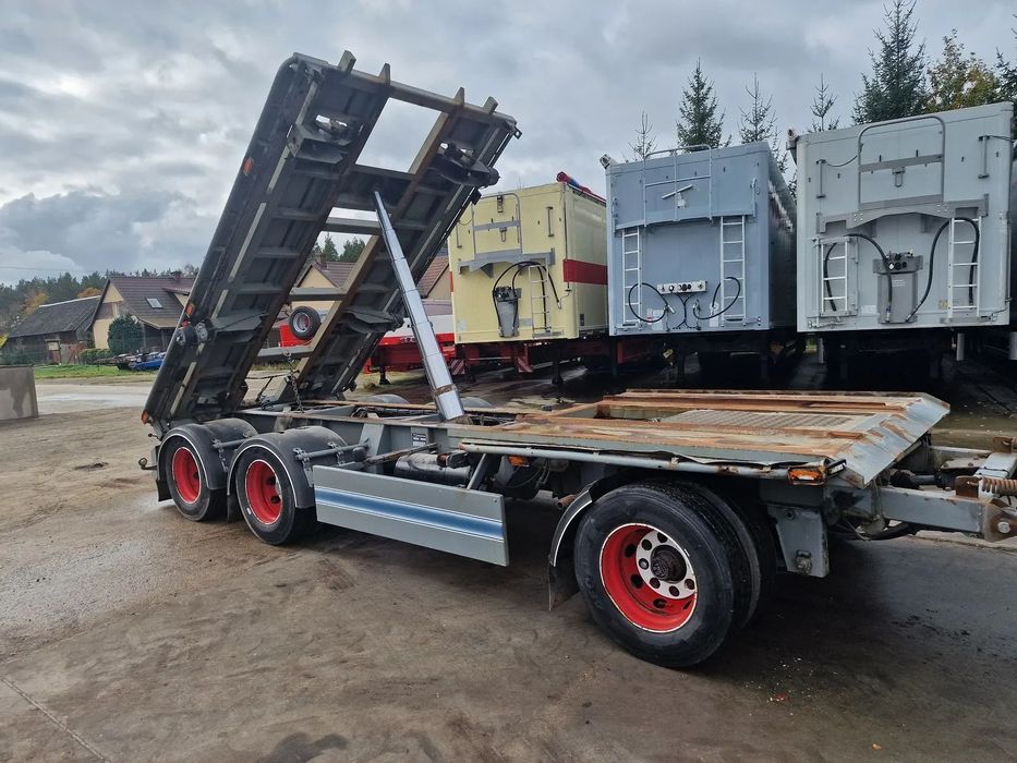 DAPA Przyczepa Hakowiec Wywrotka do Przewozu Kontenerów