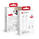 FORCELL F-ENERGY C338 kabel Typ C do Typ C PD QC4.0 3A 60W 0,25 m