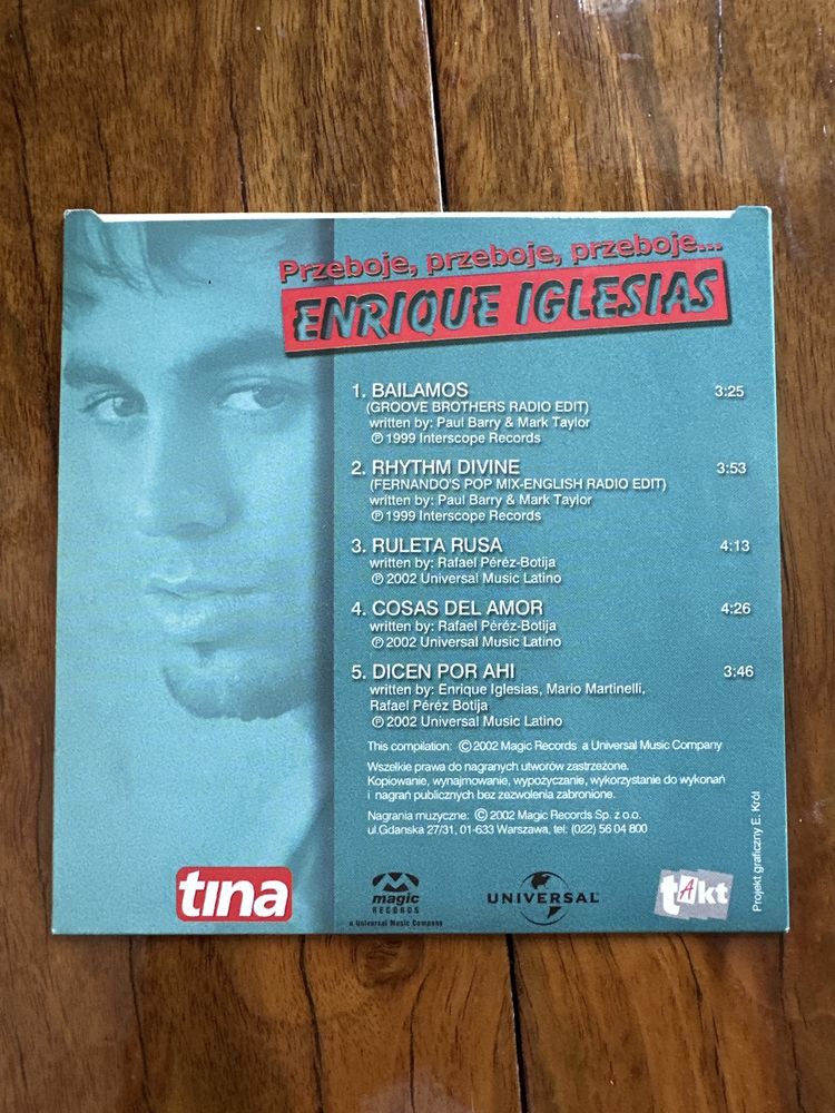 Enrique Iglesias - przeboje, przeboje, przeboje