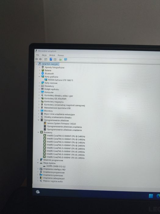 Laptop Lenovo Y540-15IRH GTX1660 TI/I5-9300H/16GB/512GB SSD