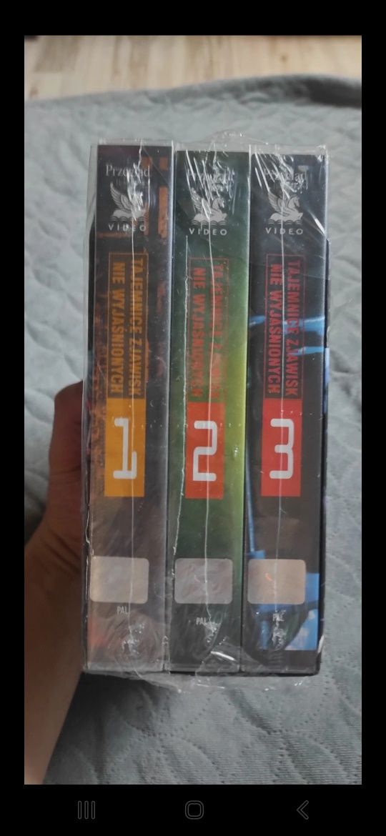 Komplet kaset VHS 3 szt. Tajemnice zjawisk nie wyjasnionych Readers Di