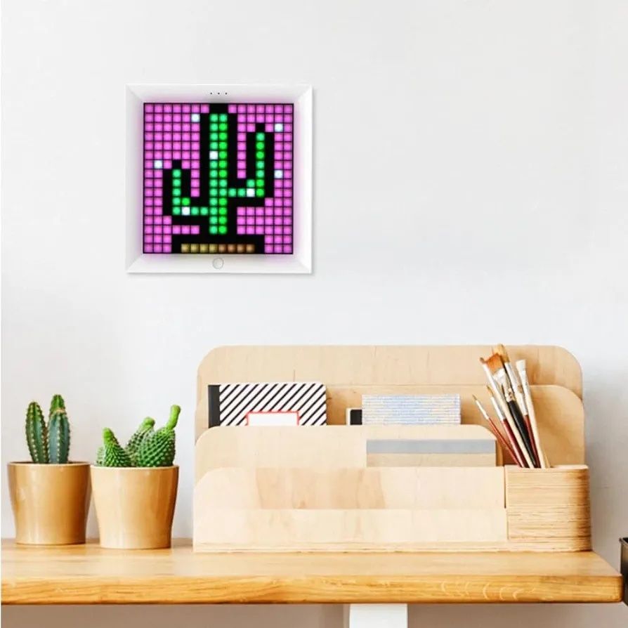 Divoom Pixoo 16x16 panel LED rgb Pixel Art z aplikacją - czarny