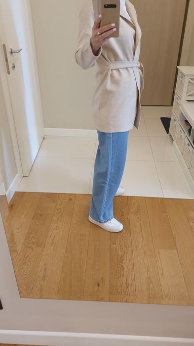 Sweter kardigan beżowy Reserved rozmiar M