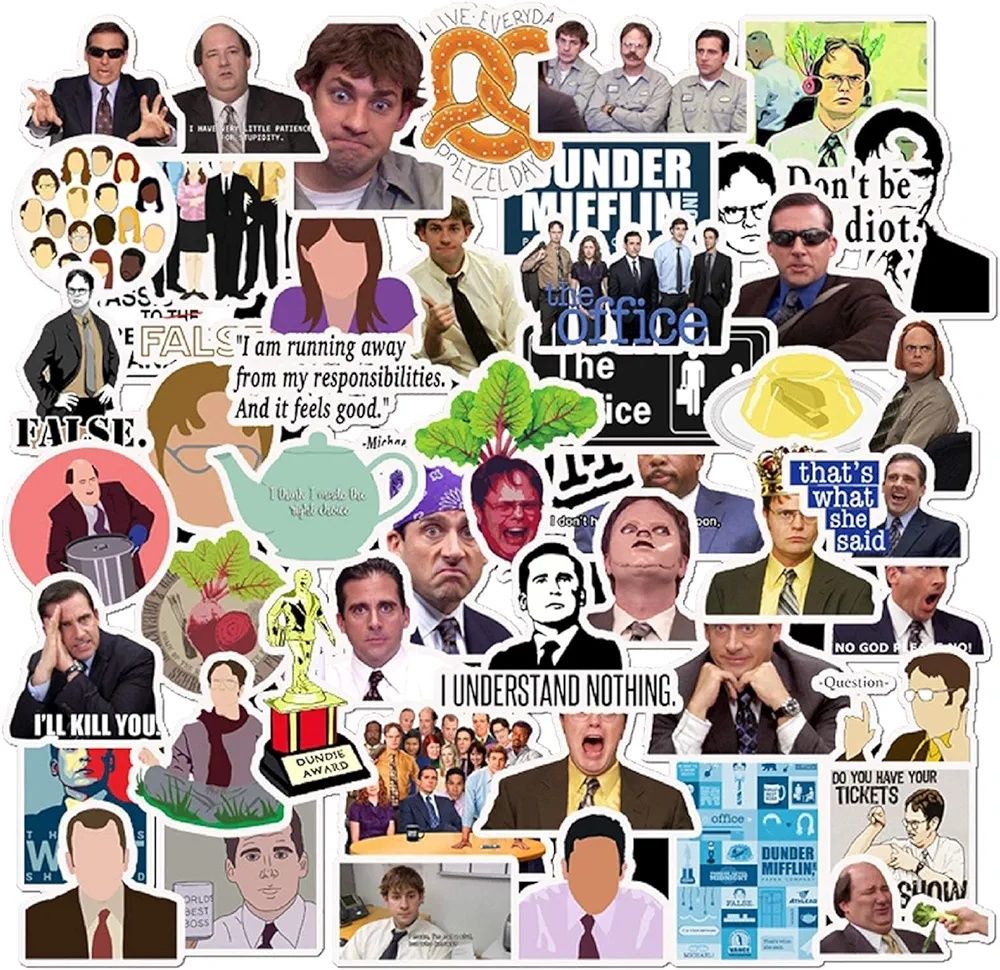 50 autocolantes série The Office - NOVO - ENVIO GRÁTIS