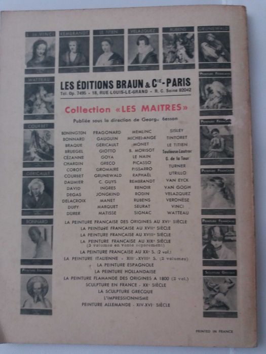 3 Livros da Collection des Maitres -