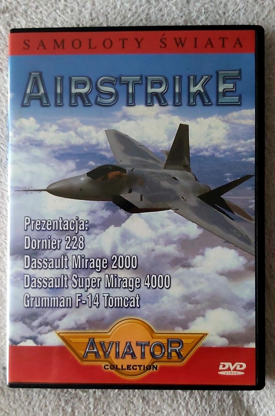 Samoloty świata "Airstrike" na płycie DVD