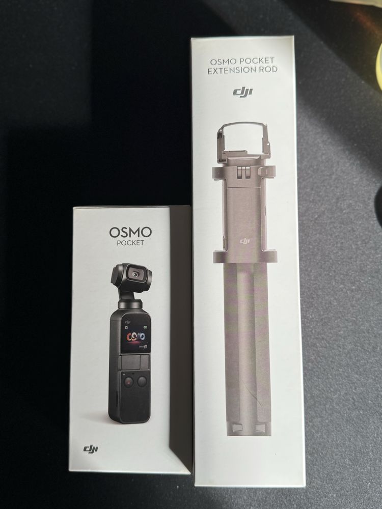 DJI OSMO POCKT com Extensor e outros acessorios