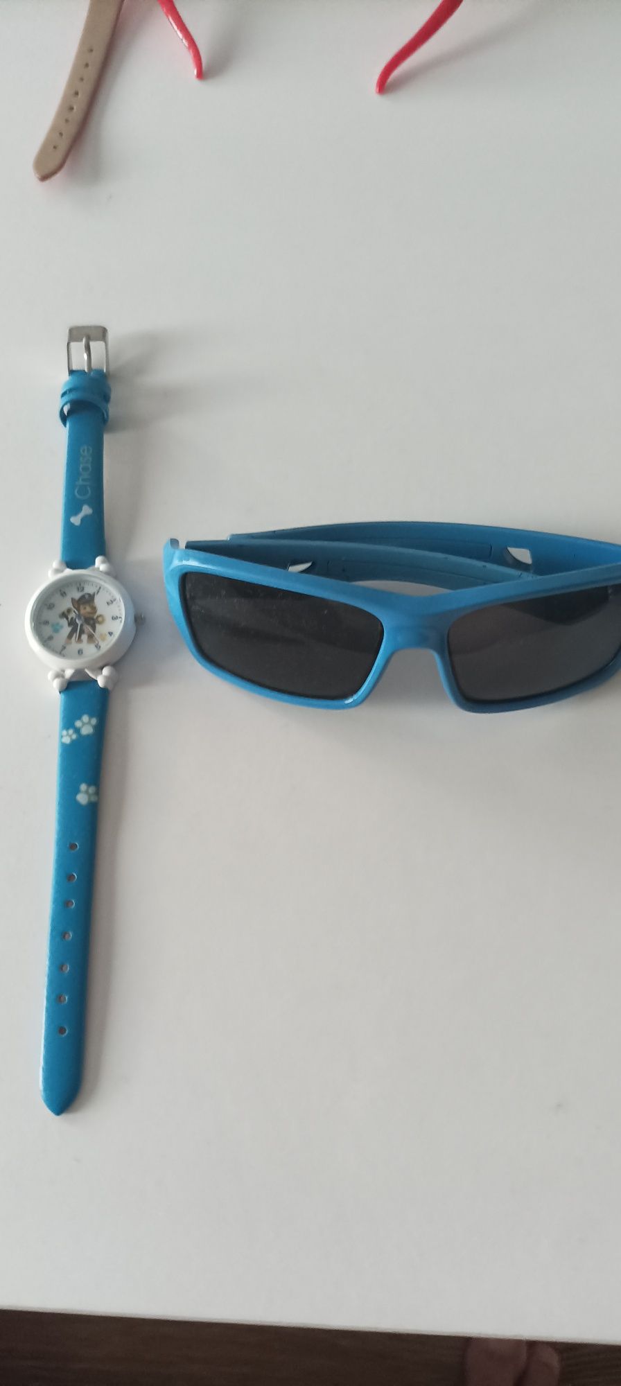 Komplet dla chłopca zegarek Psi patrol okulary przeciwsłoneczne