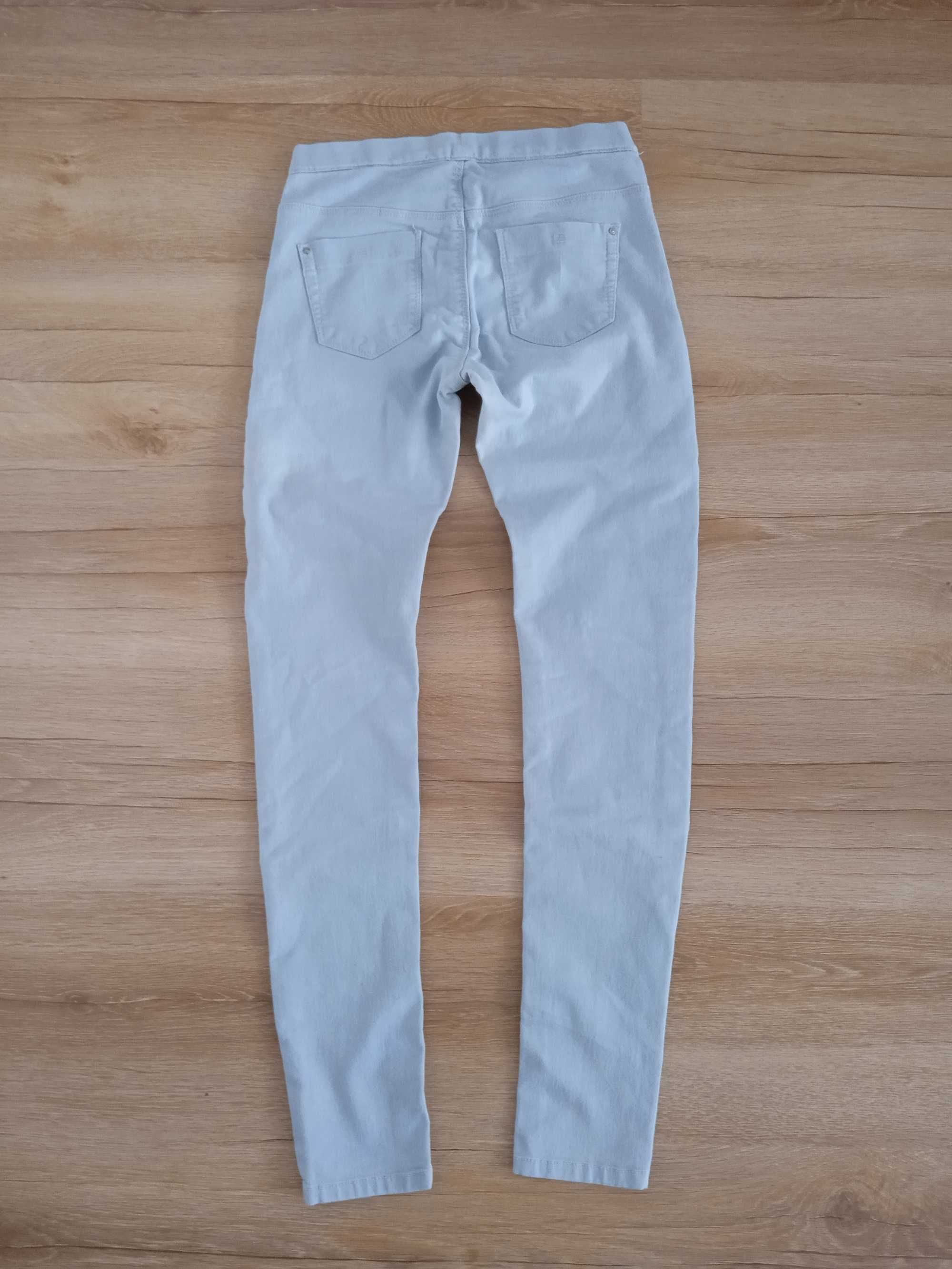 Denim Co Primark jasne spodnie jeansy elastyczne z elastyną
