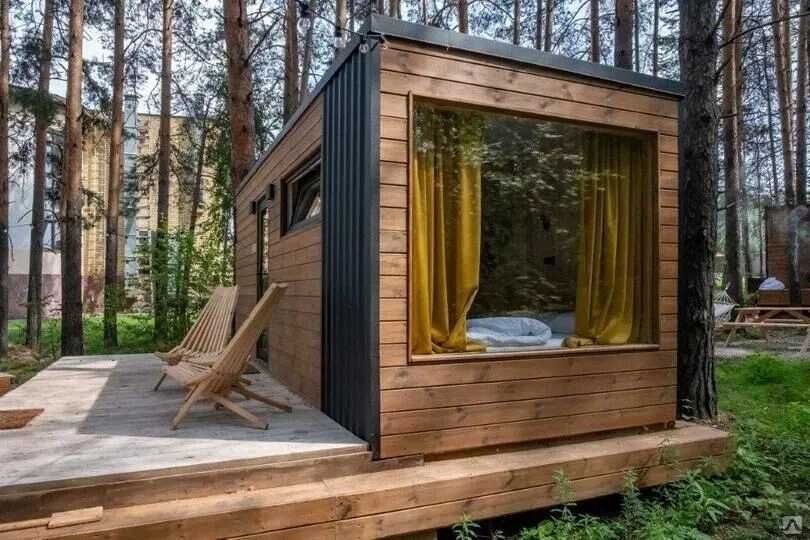 Модульний будинок, модульна сауна, баня.