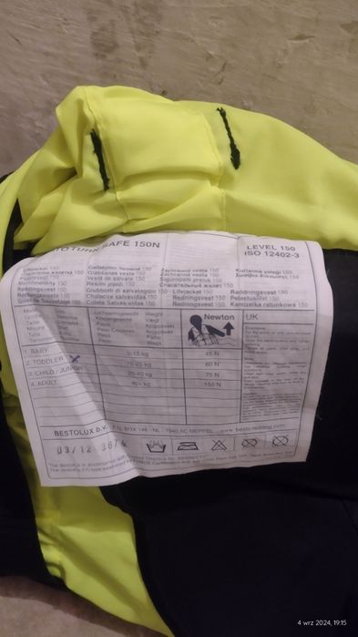 Kamizelka ratunkowa Besto dzieciëca 15-25kg