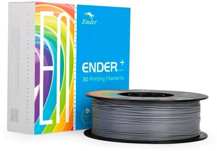 PLA пластик Creality Plus Filament для 3D-принтера 1.75 мм 1 кг Сірий