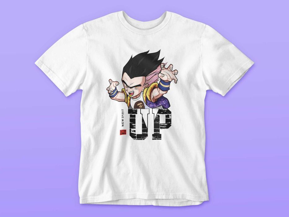 T-shirt Personalizada Vegeta Up Dragon Ball Z #2010