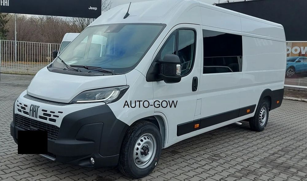 Fiat Nowy Ducato L4H2/L4H3 brygadówka 7-miejscowa!!!  Salon Polska!!! Liczba pojazdów ograniczona!!!
