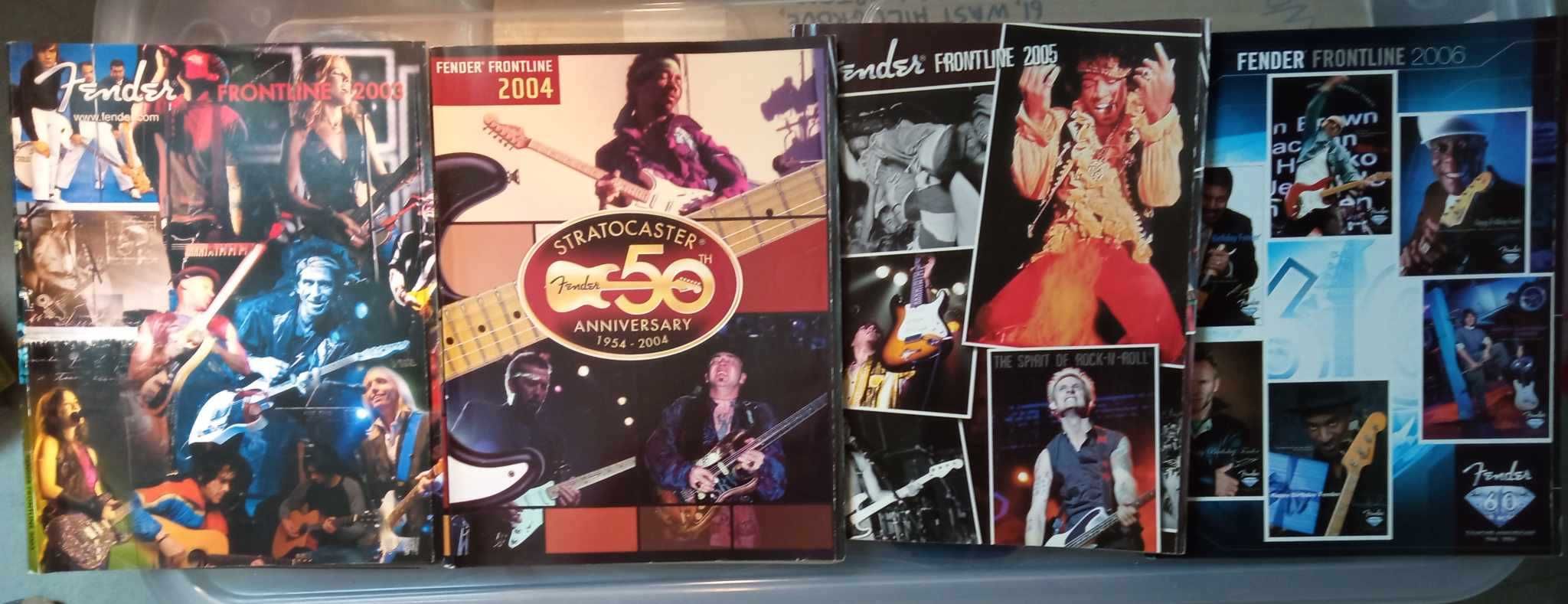 catalogos guitarras Fender, ESP, Jackson