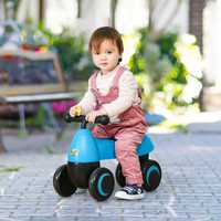 Nowy pchacz jeździk dla dziecka niebieski rowerek do odpychania