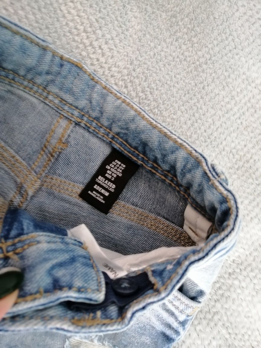 Spodnie jeansowe h&m 98