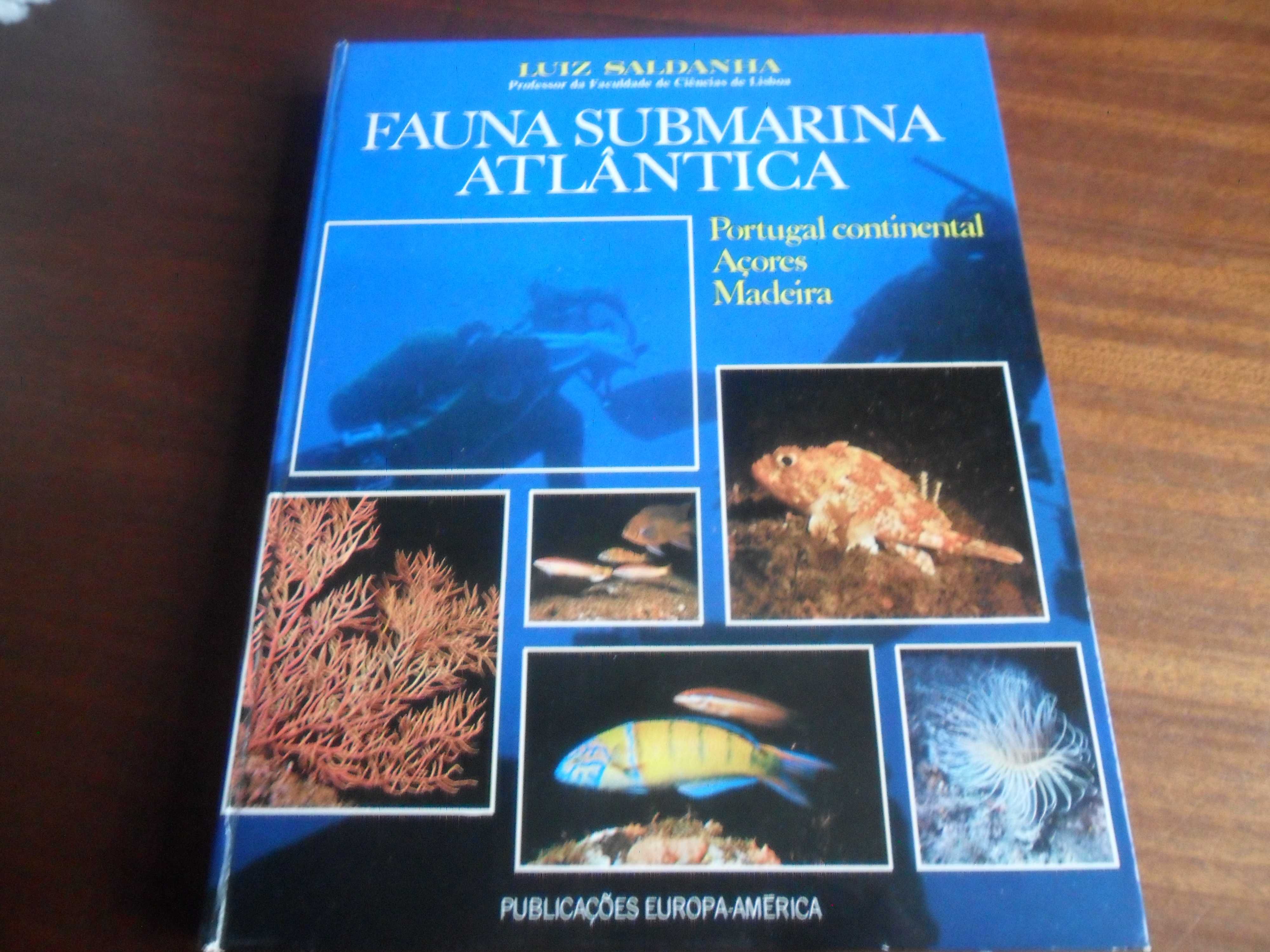 "Fauna Submarina Atlântica" de Luiz Saldanha - 1ª Edição s/d (1976)?