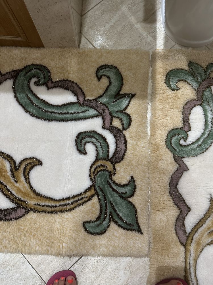Conjunto de tapetes de casa de banho