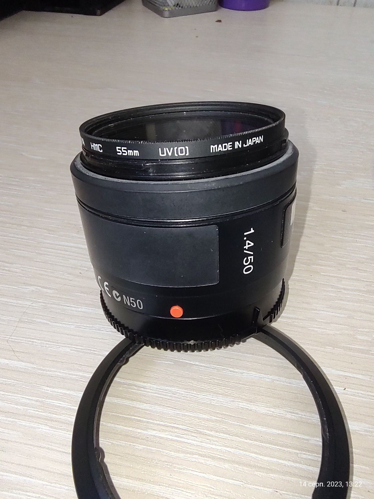 Об'єктив Sony SAL 50 f 1.4 Соні сони