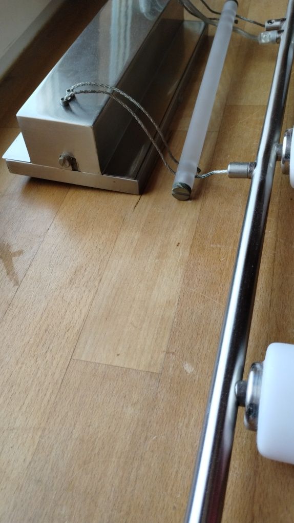 Lampa IKEA sufitowa wisząca stal nierdzewna regulowana jasność