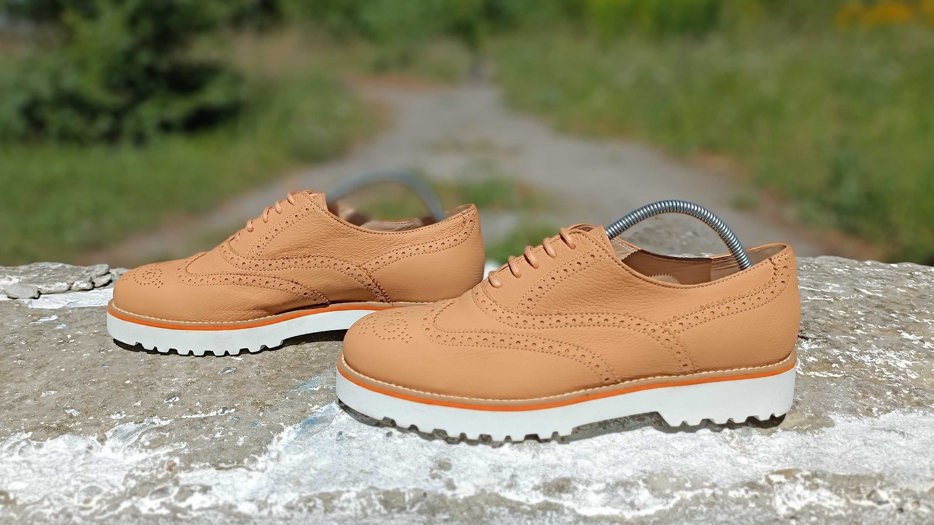 Жіночі шкіряні броги, оксворди Hogan