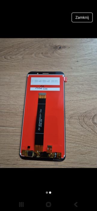 Nowy wyświetlacz huawei y5 2018