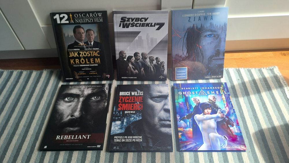 Filmy DVD zjawa, szybcy I wściekli, życzenie śmierci, rebeliant